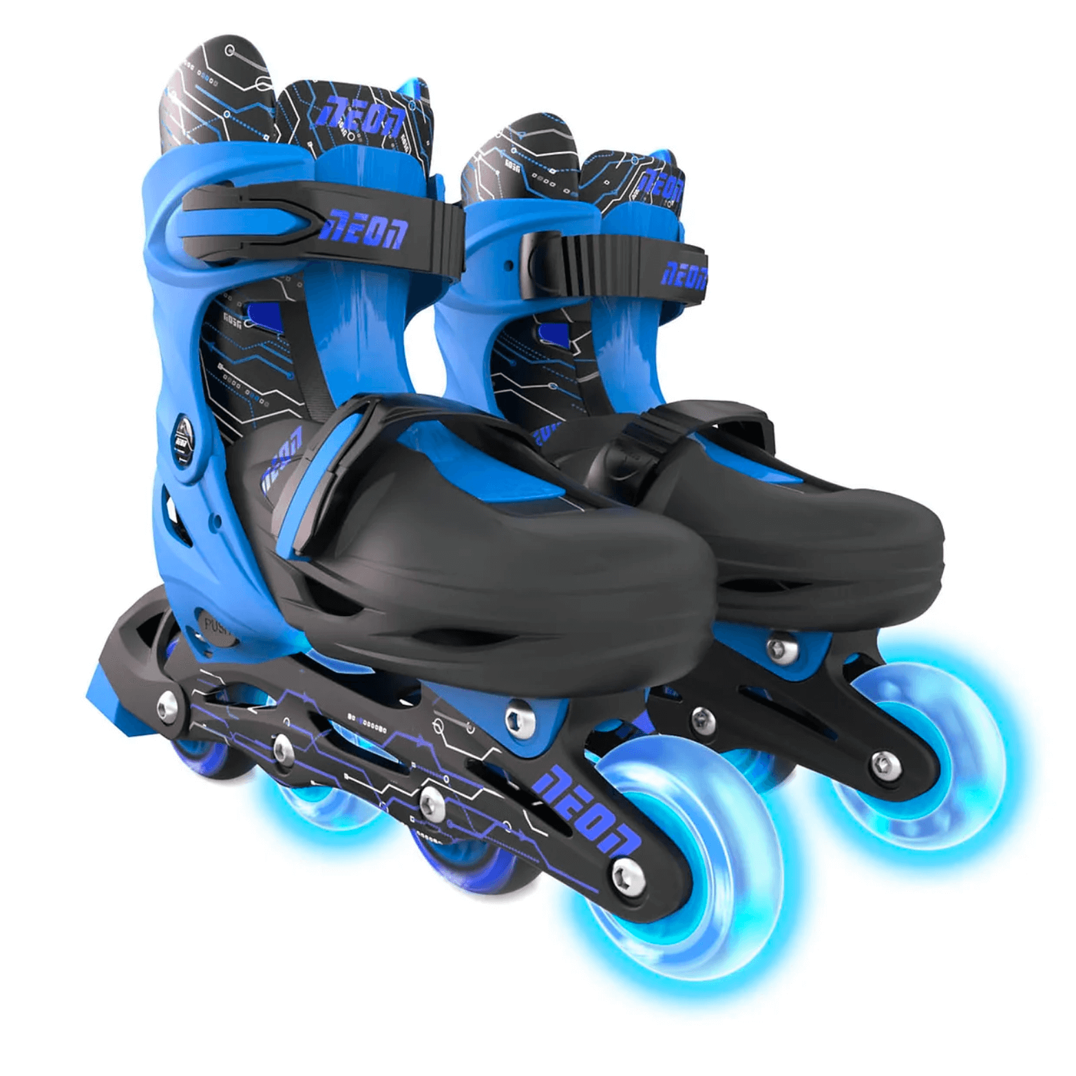Patines Neón Azul 34 - 37